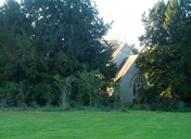Chawton Church with the Church Copse