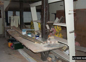 The Old Kitchen during the restoration process