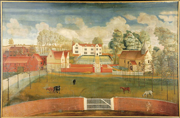 Chawton House by Mellichamp, circa 1740